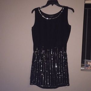 Black cocktail dress